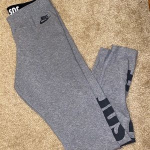 grey nike leggings